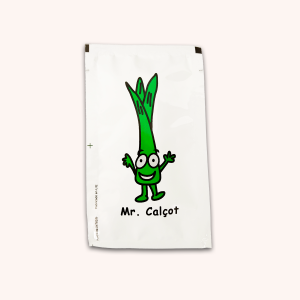 Tovalloleta de llimona Mr. Calçot per a calçotada